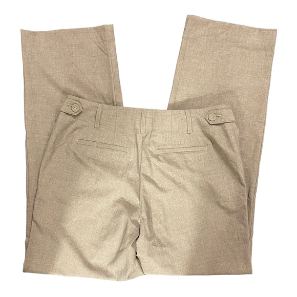 J Jill Genuine Fit Below Career Dress Pants Women’s SZ 10 Khaki Stretch Pockets - Picture 3 of 10
